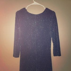 Dark green sparkle dress